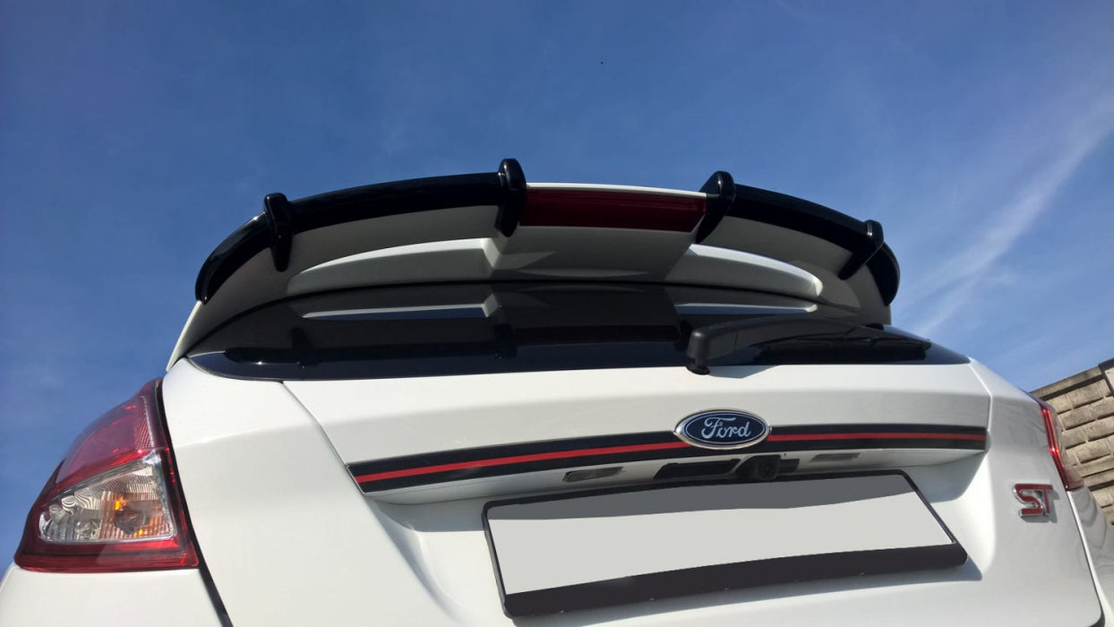 Roof Spoiler Extension Ford Fiesta MK7 ST / Zetec S Facelift PRIMER PAINTED