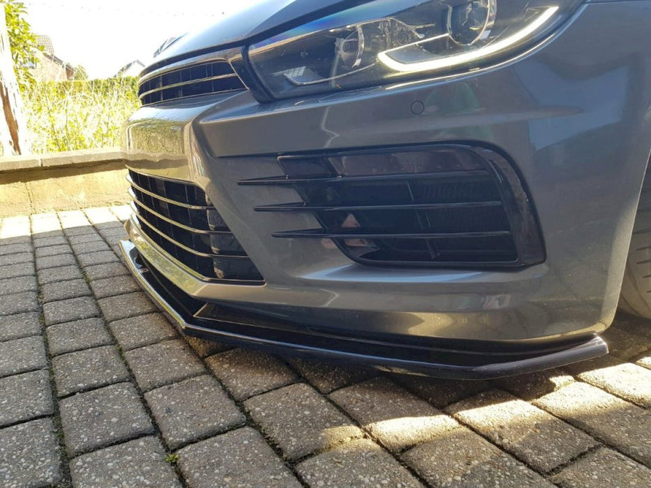 FRONT SPLITTER V.1 VOLKSWAGEN SCIROCCO MK3 R FACELIFT (2014-2017)