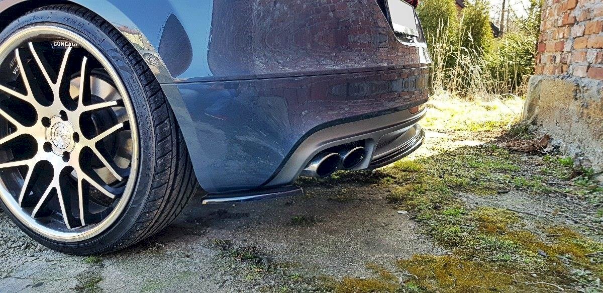 CENTRAL REAR SPLITTER AUDI TT S MK2 (8J) (2008-2014)