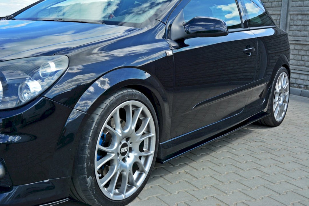 SIDE SKIRTS DIFFUSERS OPEL ASTRA H (FOR OPC / VXR)